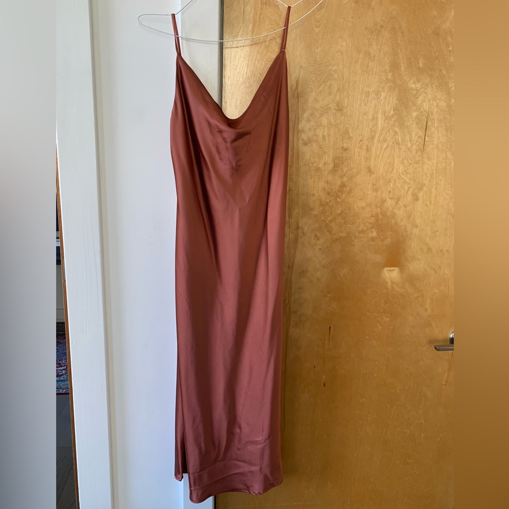 Australian brand Beginning Boutique size 10 = size 6 US, 100% polyester, copper